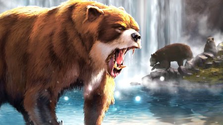Гигантский короткомордый медведь