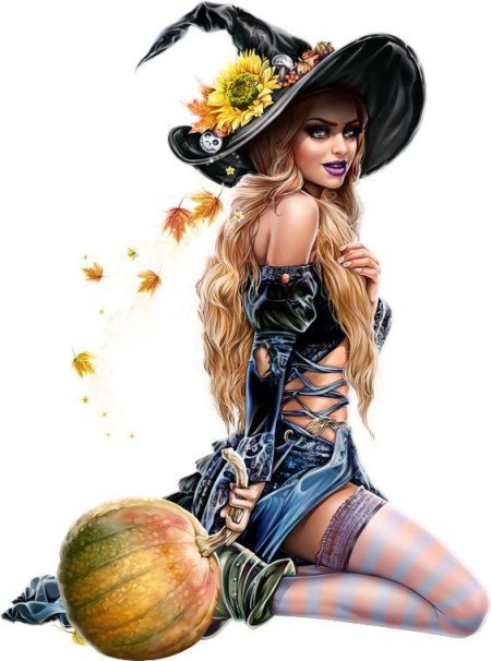 Ведьма хэллоуин