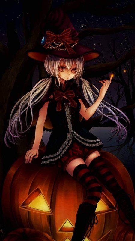 Аниме хэллоуин кай