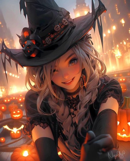 Ведьмочка рисунок