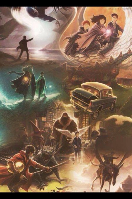 Гарри поттер иллюстрации