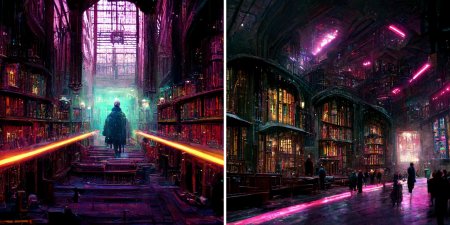 Нейросеть гарри поттер киберпанк