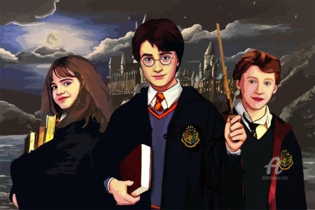 Гарри поттер гермиона и рон
