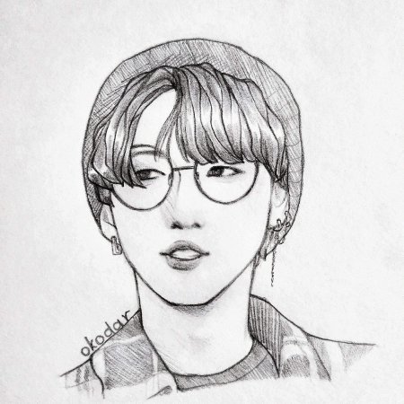 Стрей кидс рисунки карандашом