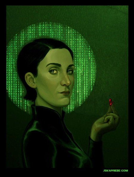 Арт тринити из матрицы