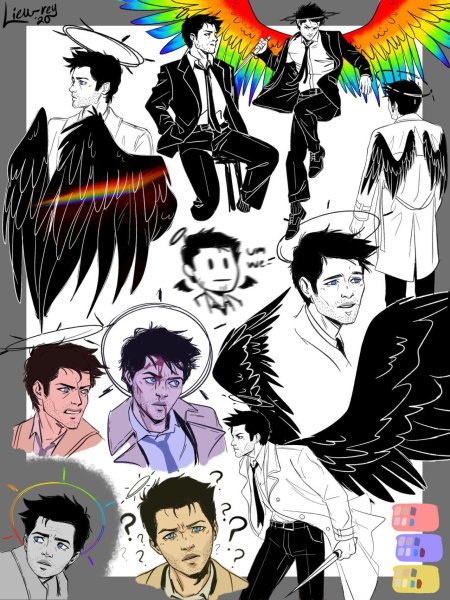 Кастиэль сверхъестественное истинный облик