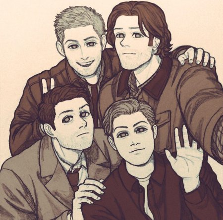 Дин винчестер сверхъестественное арт