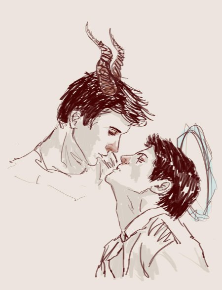 Дин демон и кастиэль