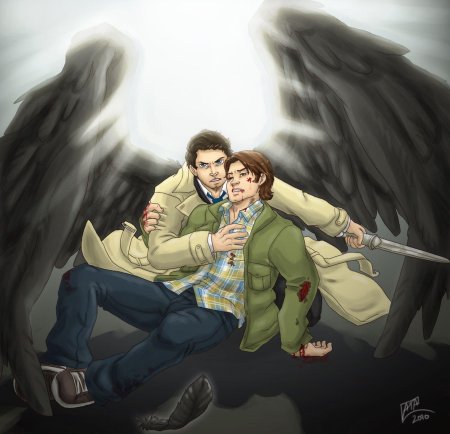 Габриэль и кастиэль сверхъестественное