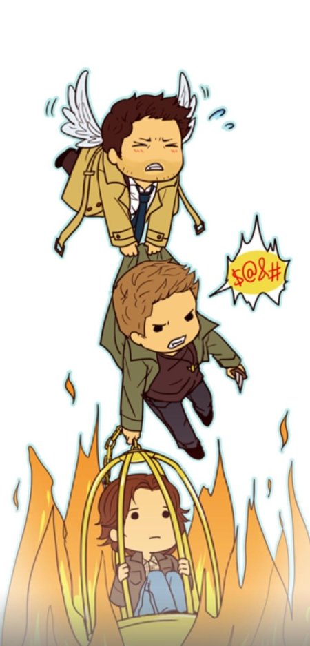 Сверхъестественное чиби сэм