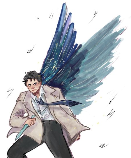 Кастиэль ангел сверхъестественное аниме