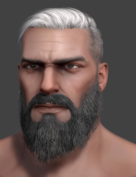 Бородатый мужчина референс