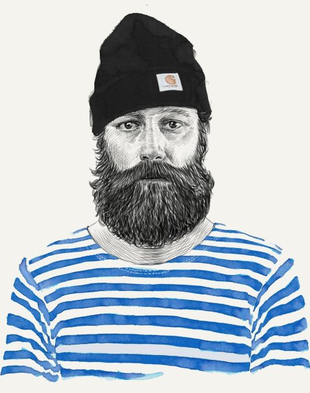 Борода рисунок