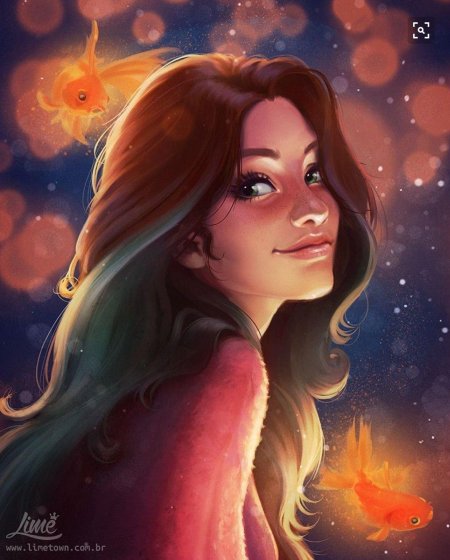 Девушка иллюстрация