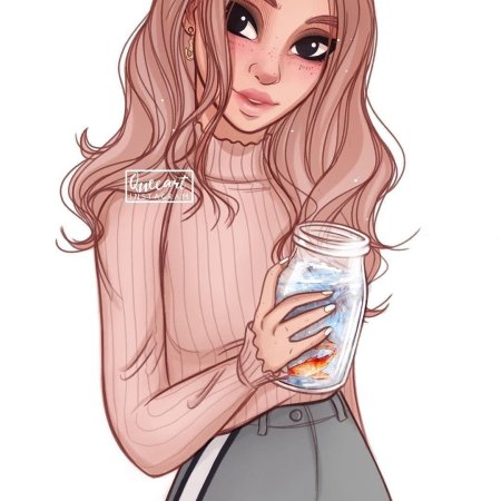 Рисунки девушек пинтерест