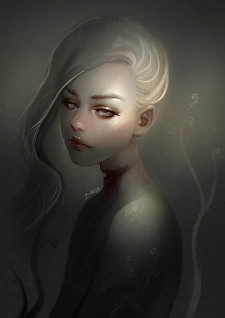 Девушка арт