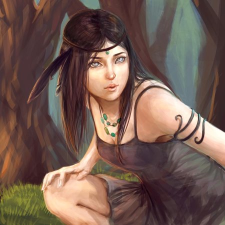 Арт девушек