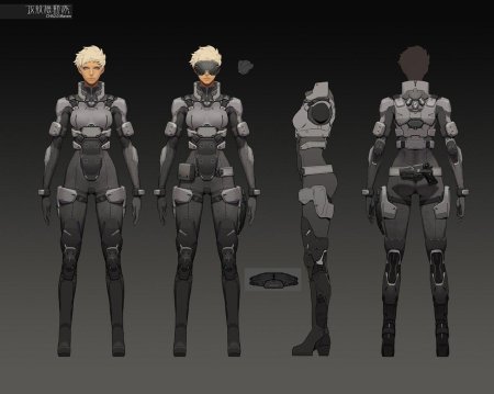 Призрак в доспехах бронекостюм