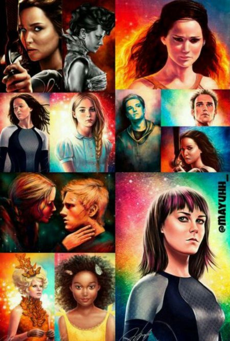 Голодные игры арт по книге