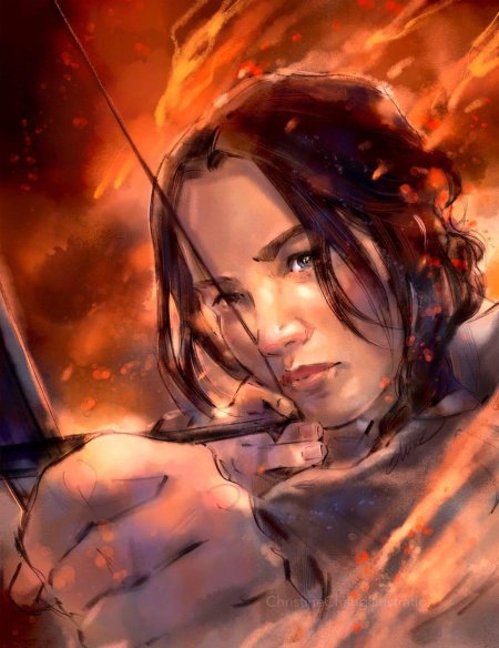 Китнисс эвердин с луком