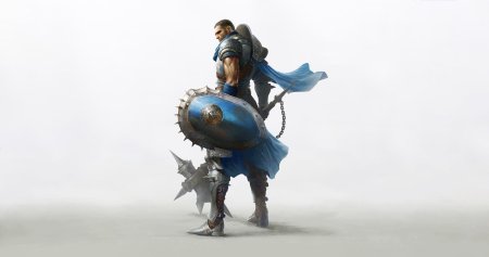 Воин с щитом