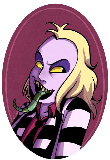 Битлджус и лидия любовь арт