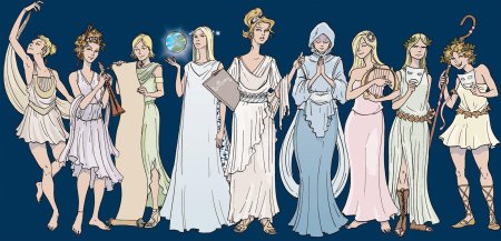 Дочери зевса и мнемозины 9 муз