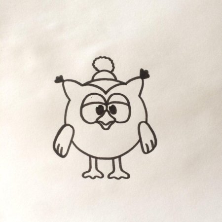 Совунья из смешариков раскраска для детей