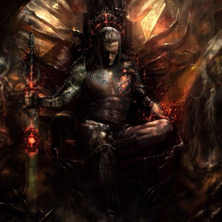 Демон король фэнтези арт