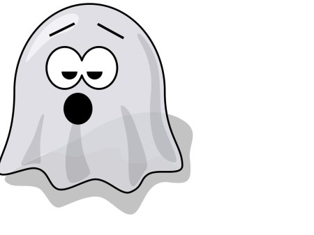 Привидение рисунок для детей