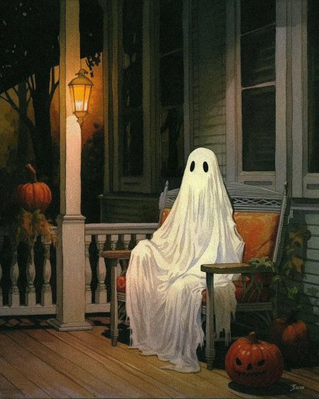 Halloween ghost