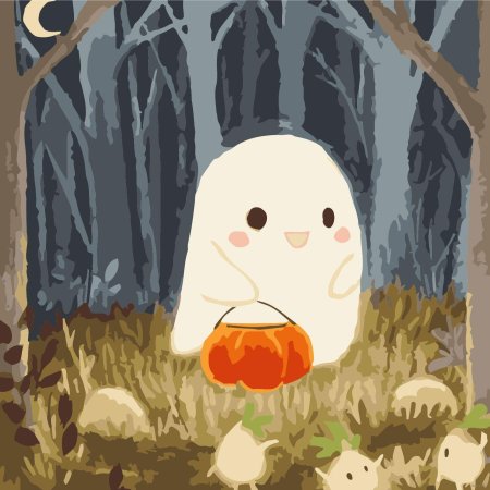 Хэллоуин лес