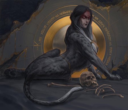 Сфинкс египет арт мифология