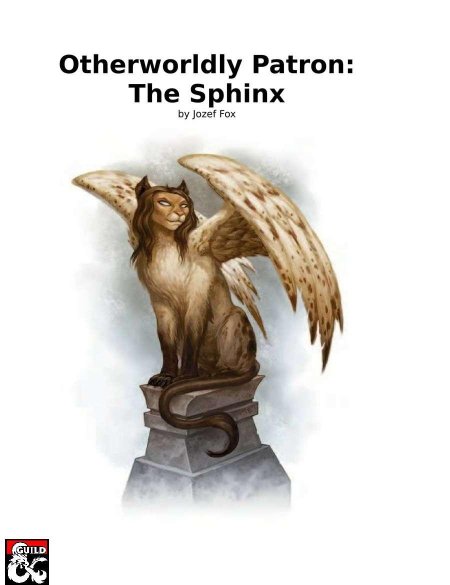 Сфинкс мифологическое существо