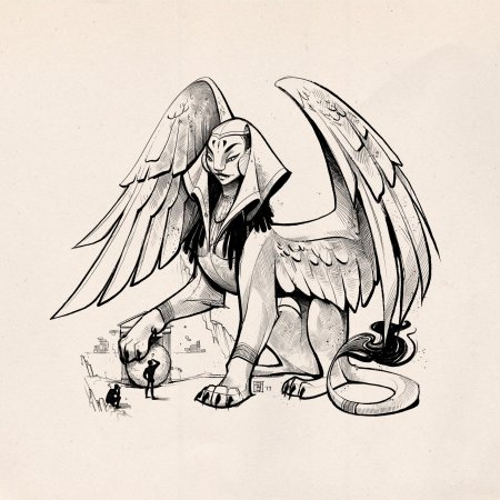 Инктобер мифические существа