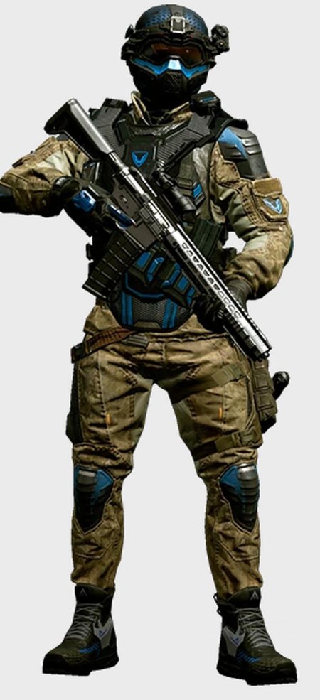 Солдат варфейс штурмовик