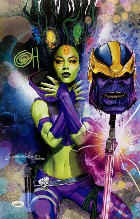 Гамора и небула арт