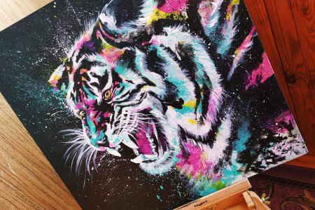 Тигр картина