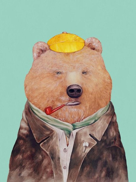 Медведь арт