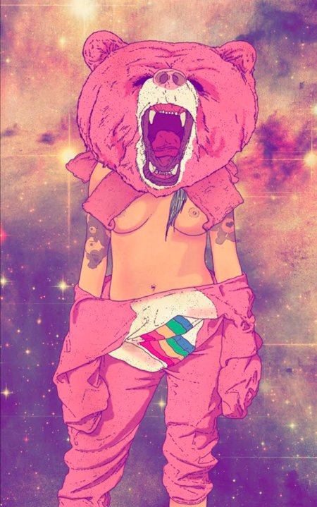 Иллюстрация медведь