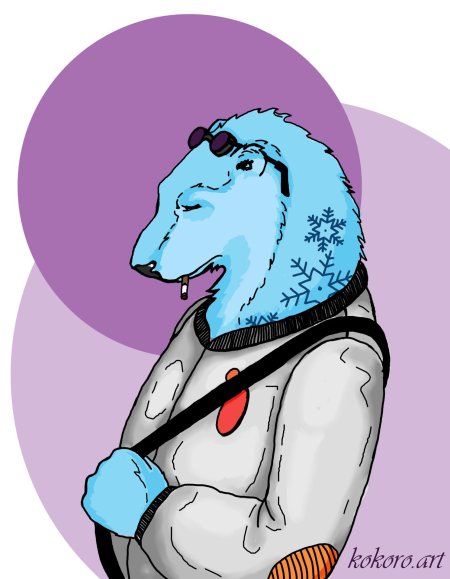 Медведь в стиле поп арт