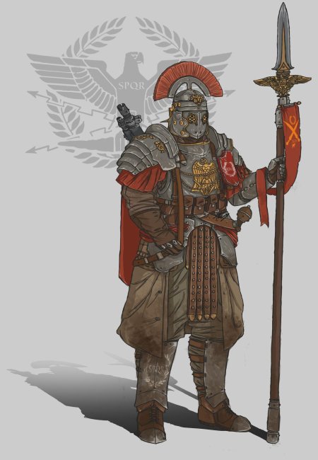 Римский легионер центурион
