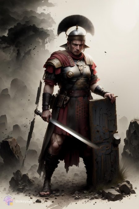 Римский воин арт