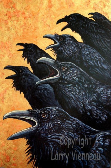 Картина ворон