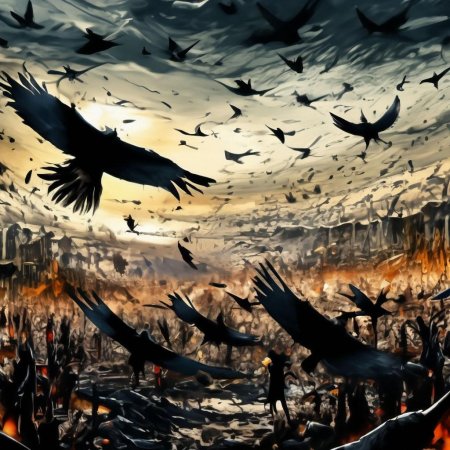 Вороны стая