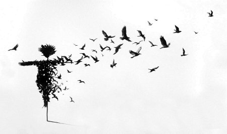 Птица эскиз