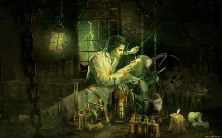 Лаборатория виктора франкенштейна