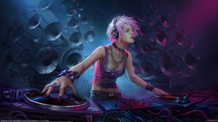 Киберпанк девушка