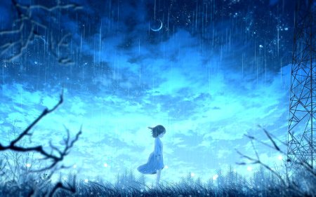 Дождь аниме