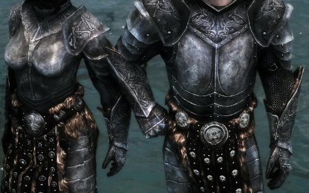 Скайрим стальная броня варвара